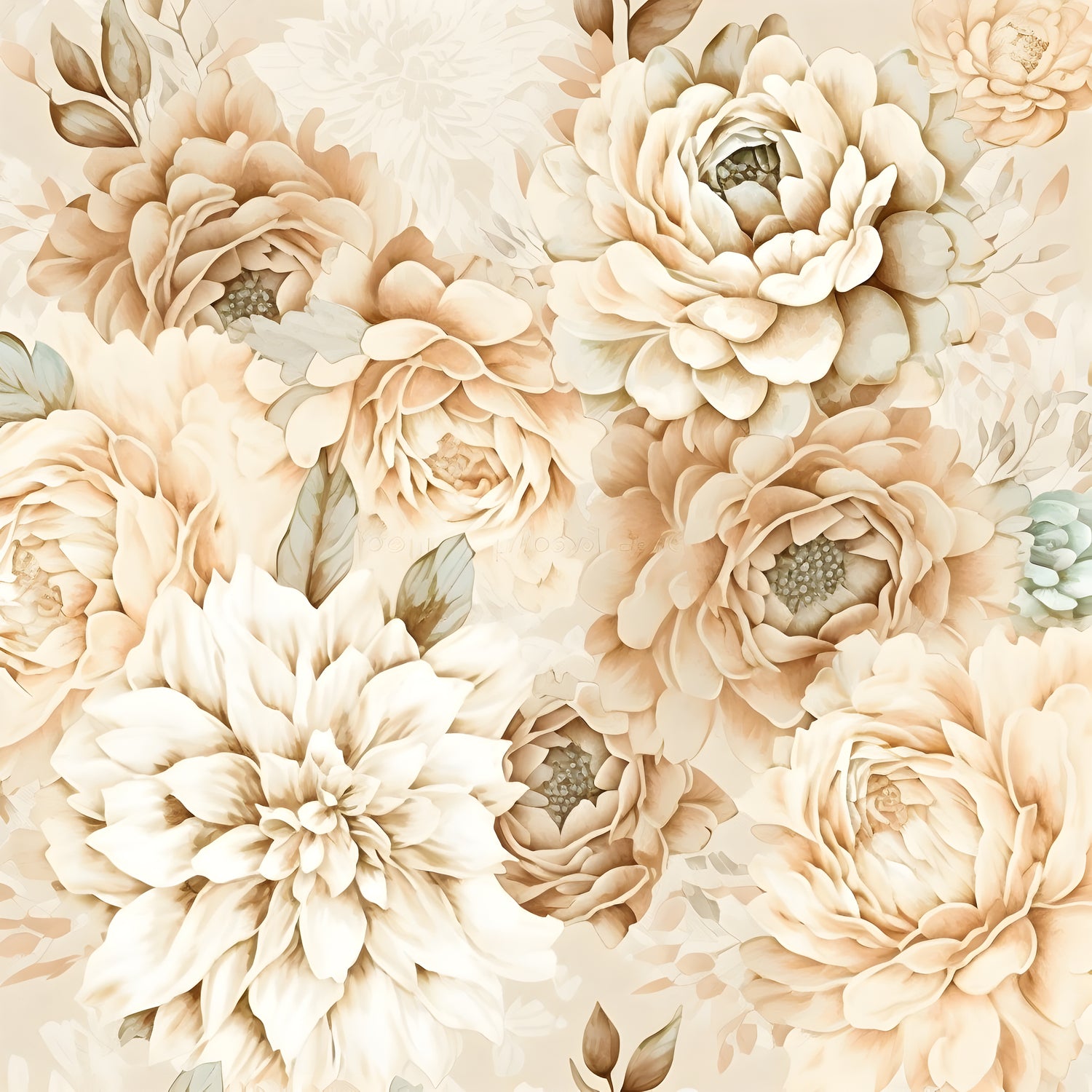 Scrapbooksrus DUSTY BOHO FLORAL PACK 12pc 12"X12" Scrapbook Paper