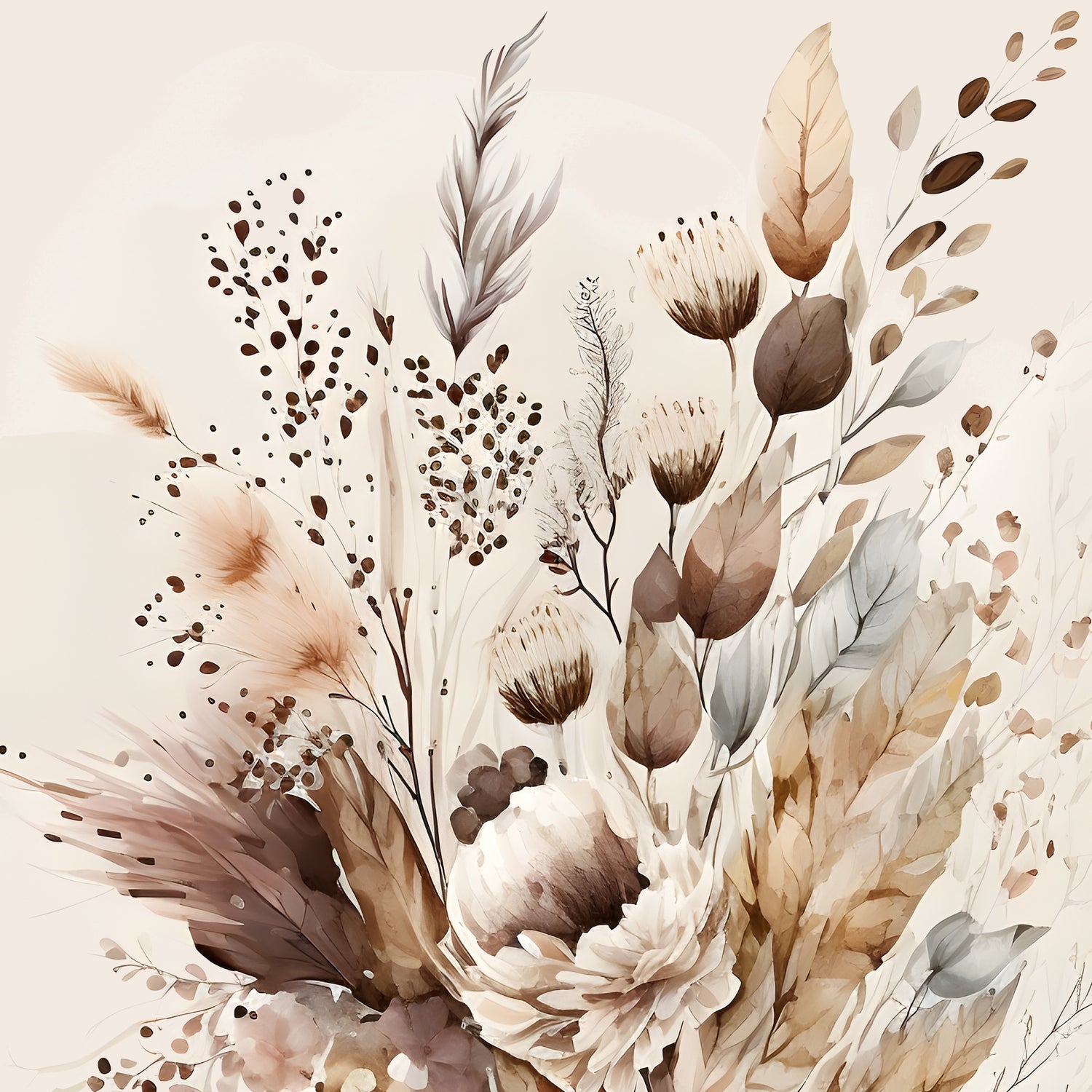 Scrapbooksrus DUSTY BOHO FLORAL PACK 12pc 12"X12" Scrapbook Paper