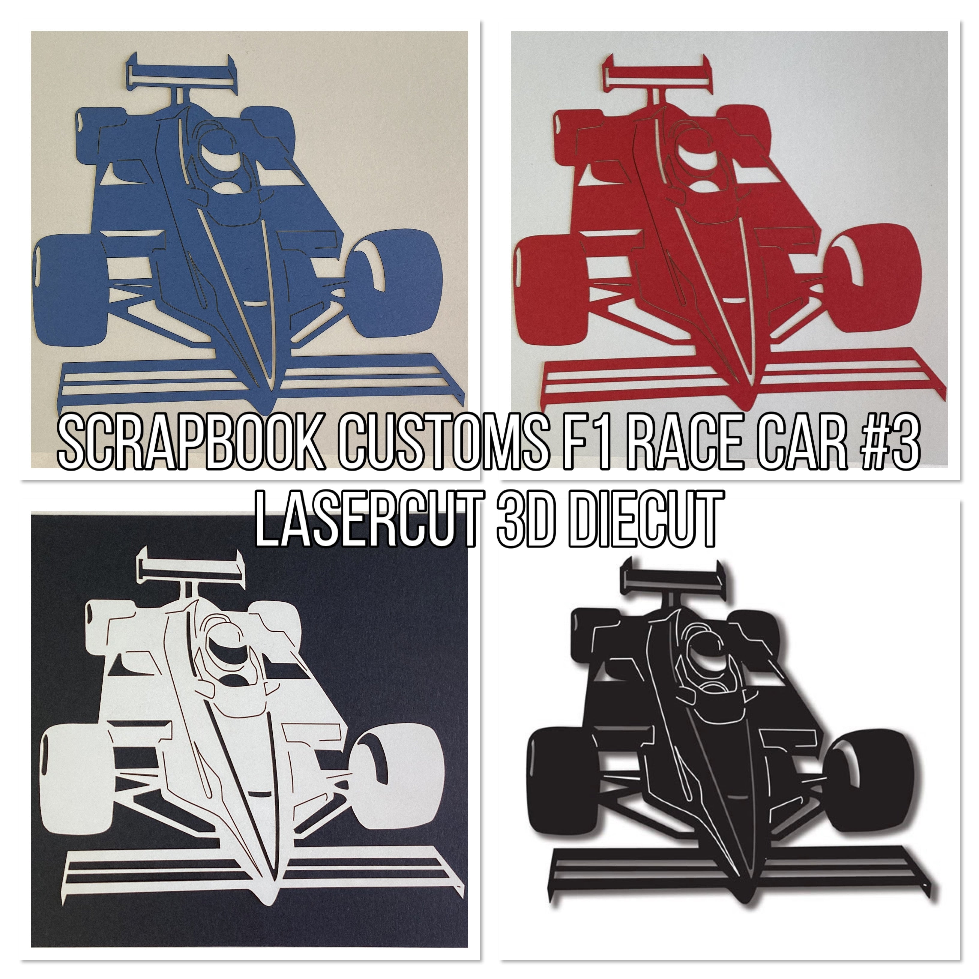 Scrapbook Customs F1 RACE CAR
