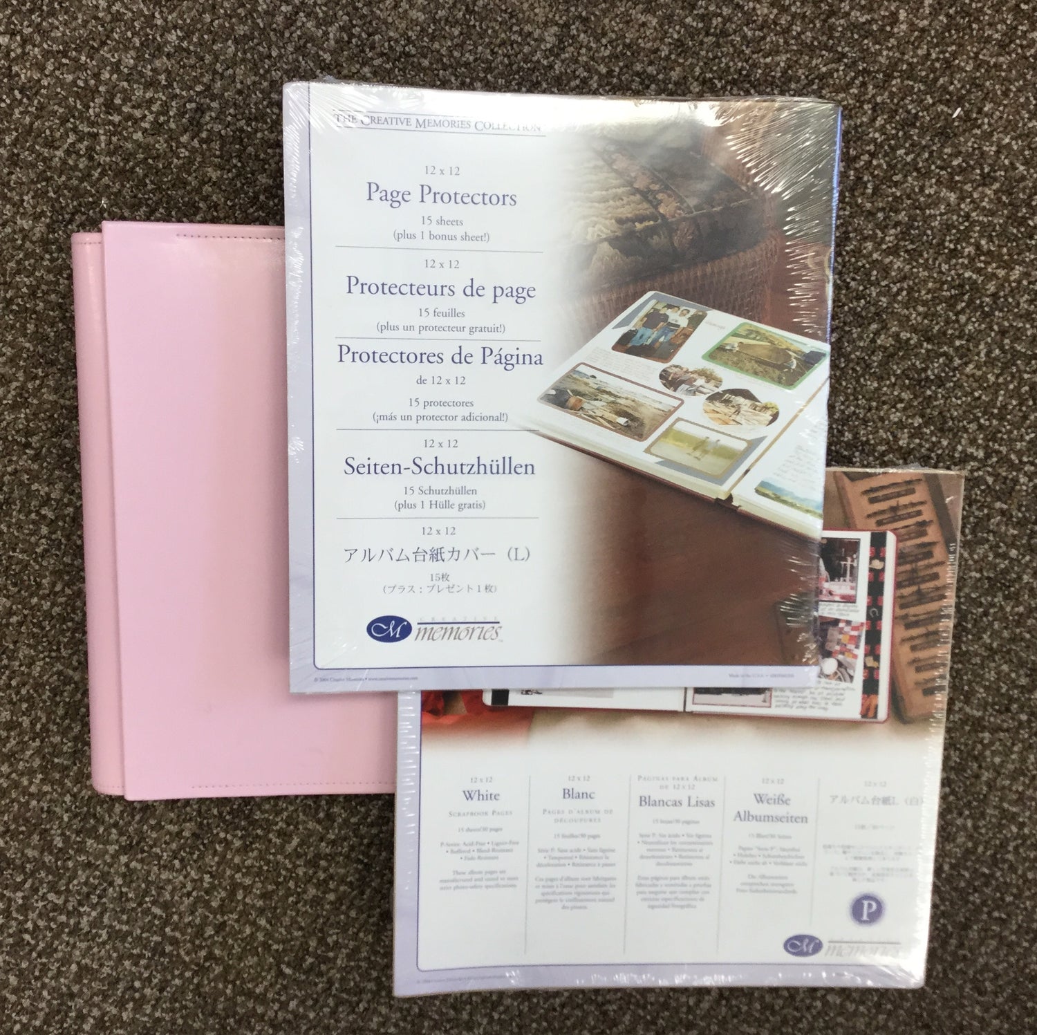 Creative Memories PINK BABY GIRL 12"X12" Scrapbook Album