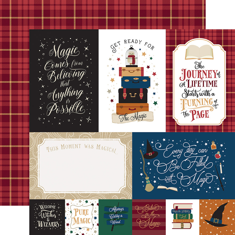 Echo Park WITCHES And WIZARDS 2 12”x12” Scrapbook Collection Kit