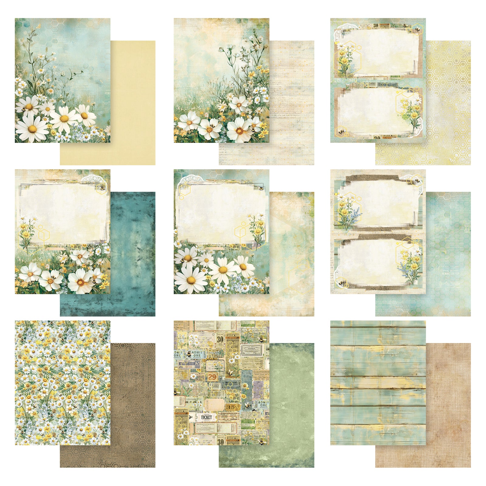 49 and Market BOTANICAL BUZZ 6”X8” Collection Pack