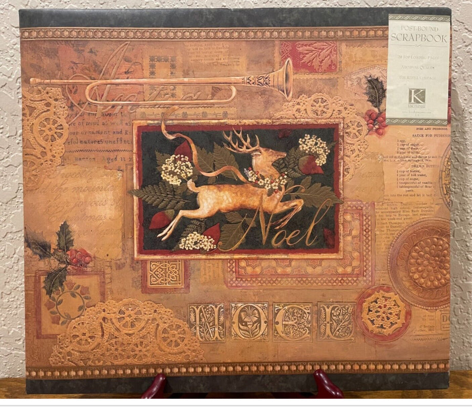 K&Co Post Bound HOLIDAY TRADITIONS 6"X6" Scrapbook Memory Album