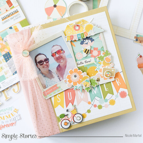 Simple Stories SUMMER SNAPSHOTS 12"X12" Collection Kit