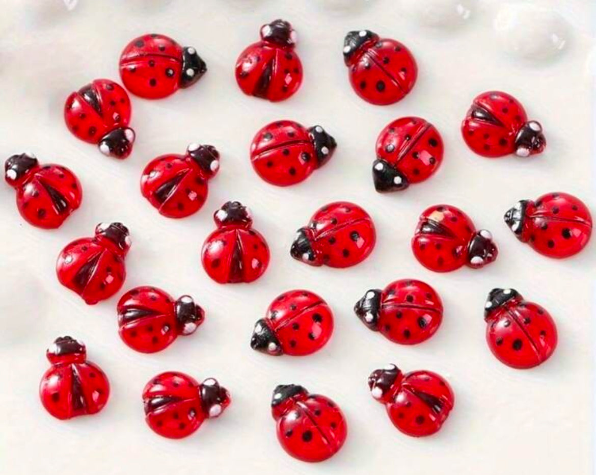 Scrapbooksrus 3D MINI LADYBUGS Embellishments 20pc