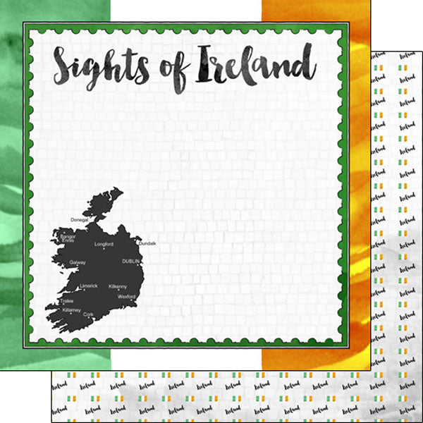 Scrapbooksrus IRELAND SIGHTS 12”X12” Scrapbook Kit
