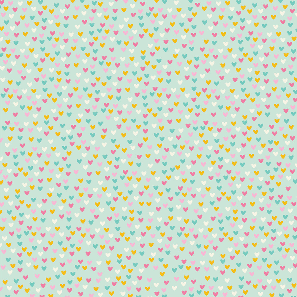 Simple Stories Crafty Babe I LIVE LOVE SCRAP 12”X12” Scrapbook Paper