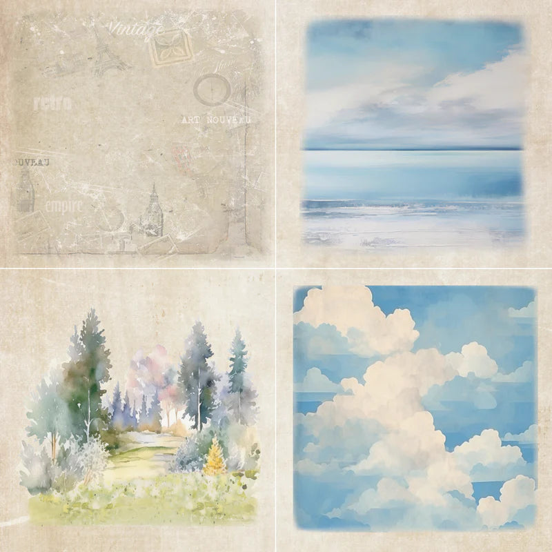 Crafters Companion MODERN MAN 8X8" Topper Pad 48 Sheets