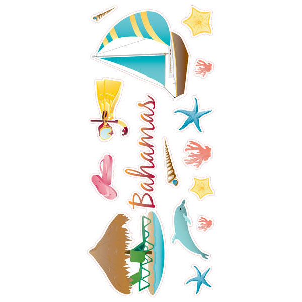 Scrapbooksrus BAHAMAS VACAY 12”X12” Scrapbook Kit