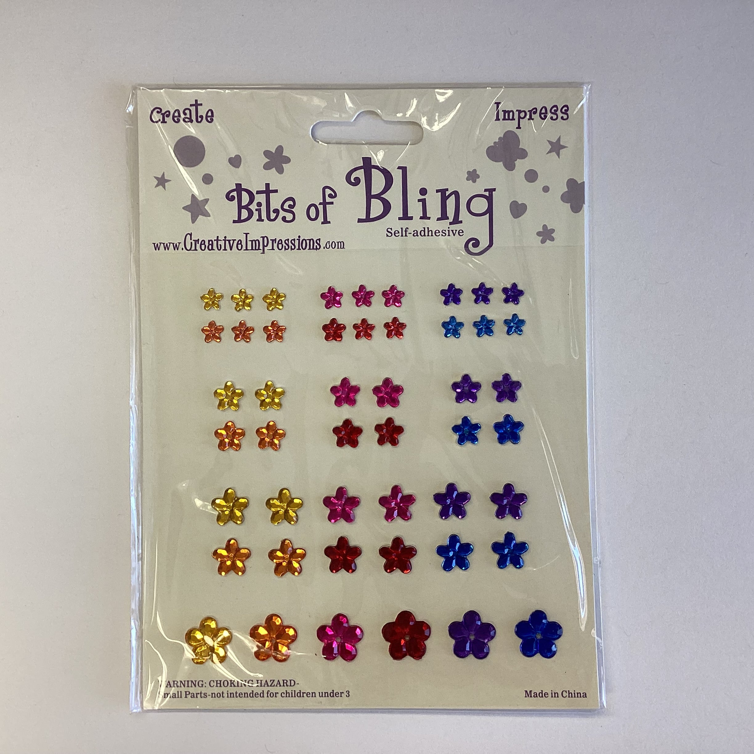 Creative Impressions BITS OF BLING Self Adhesive Rhinestones