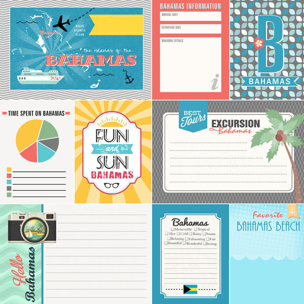 Scrapbooksrus BAHAMAS GETAWAY 12”X12” Scrapbook Kit