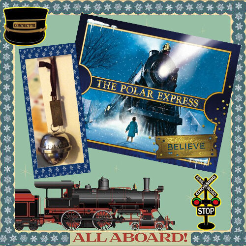 Reminisce Signature Series TRAIN 12"X12" Scrapbook Paper
