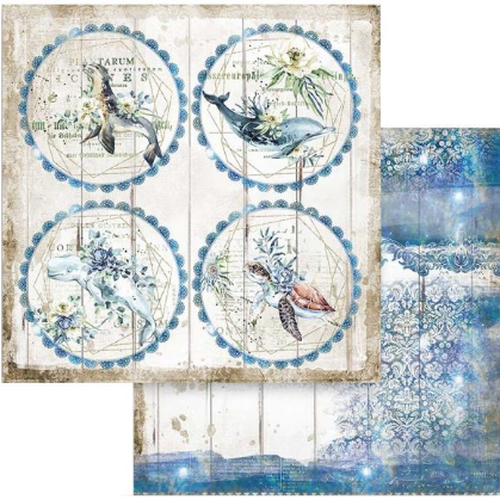 Stamperia Romantic Sea Dream ROUNDS SBB788 12"X12" Scrapbook Paper Scrapbooksrus