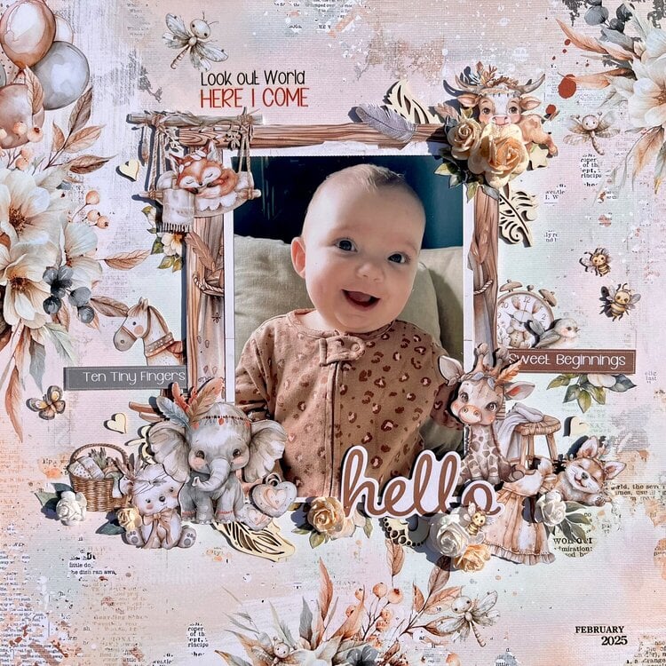 49 and Market LITTLE DREAMERS 12X12 Collection Paper Pack