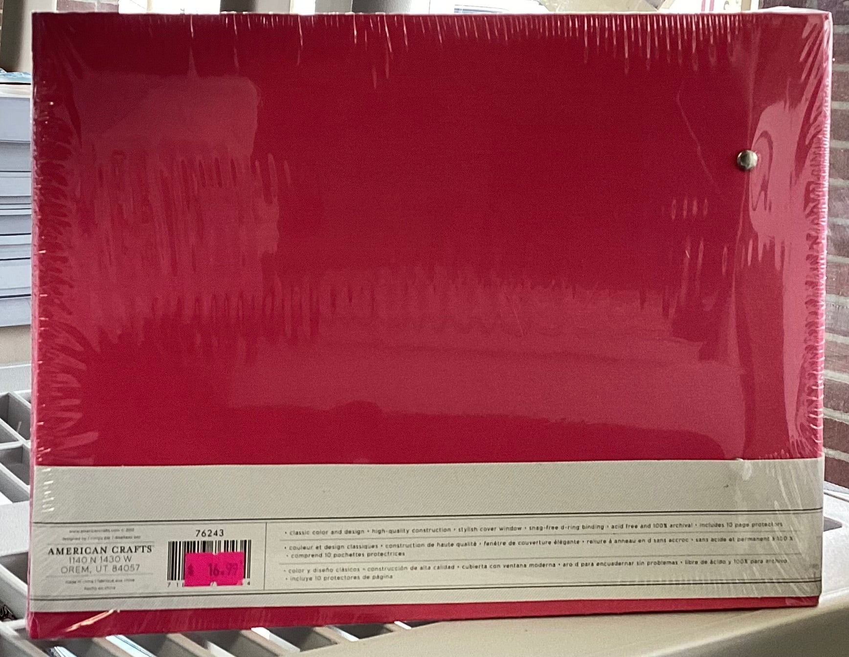 AC Memorology TAFFY 8"X8” D-Ring Scrapbook Album