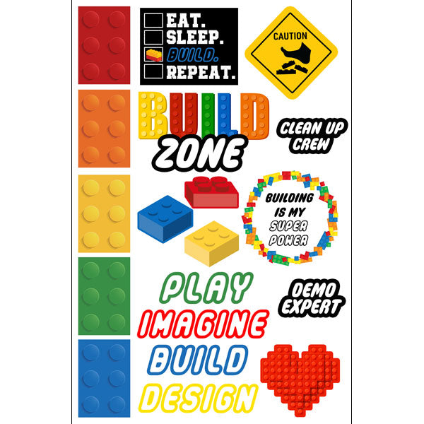 Scrapbook Customs BUILDING BLOCKS EMBELLISHMENTS Laser DieCuts
