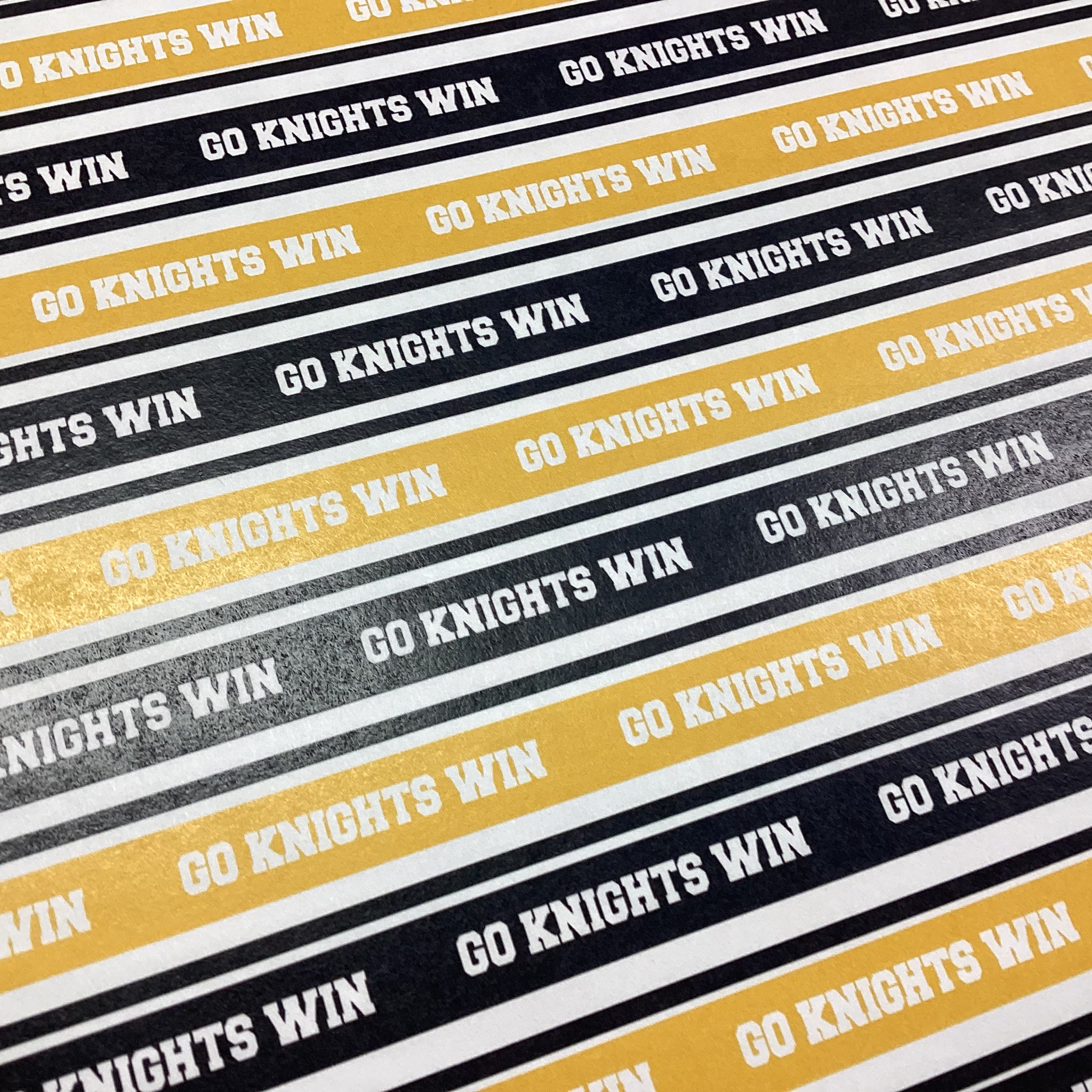 GOLDEN KNIGHTS Stripe 12"X12" Custom Travel Cardstock Sheet LV @Scrapbooksrus