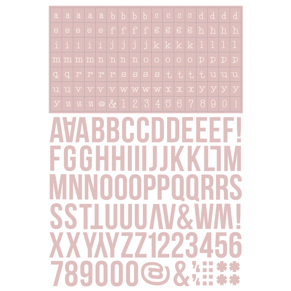 Simple Stories ColorVibe BOHO Alpha Sticker Book