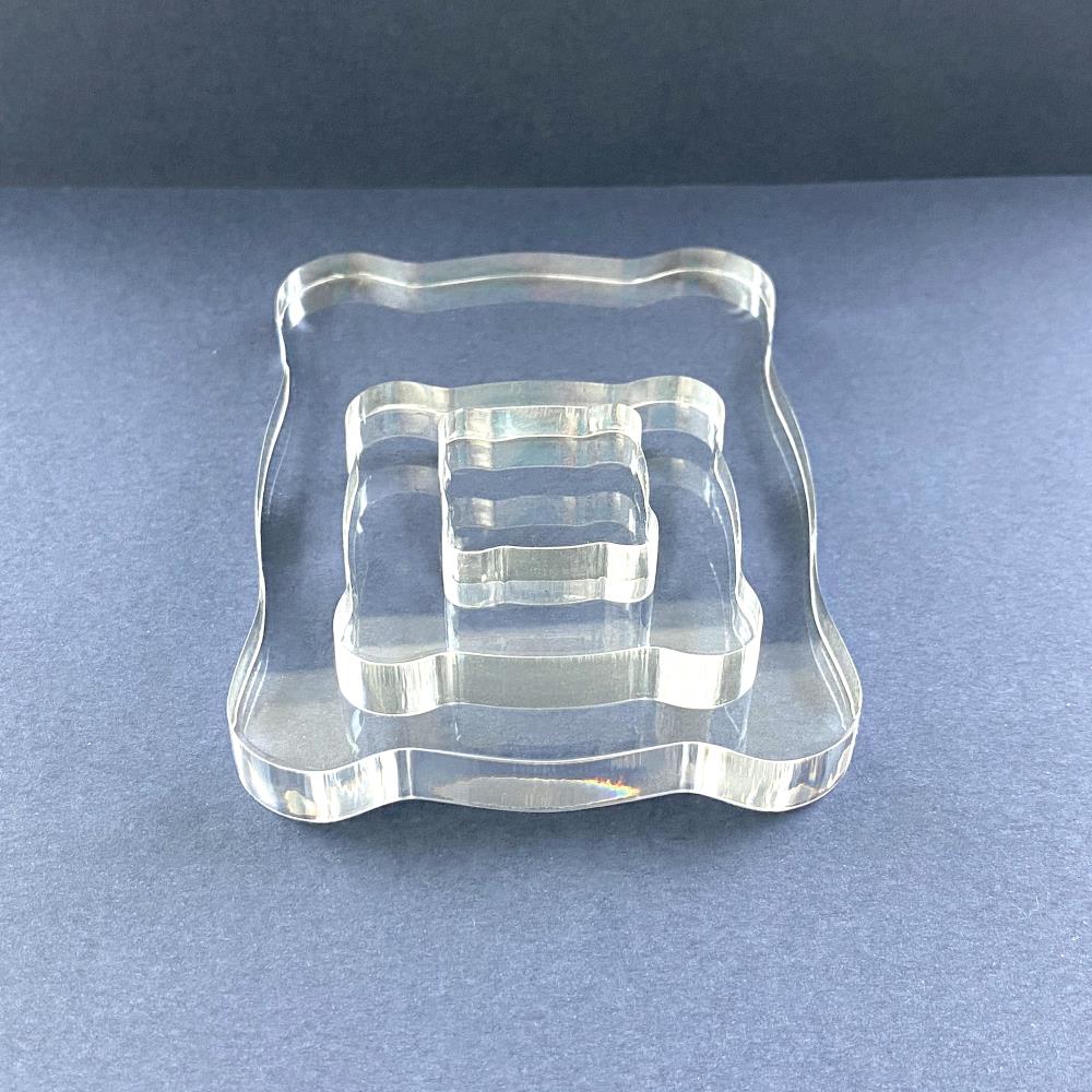 Tonic Studios CRAFTER’S ACRYLIC Stamping Block Collection 3pc