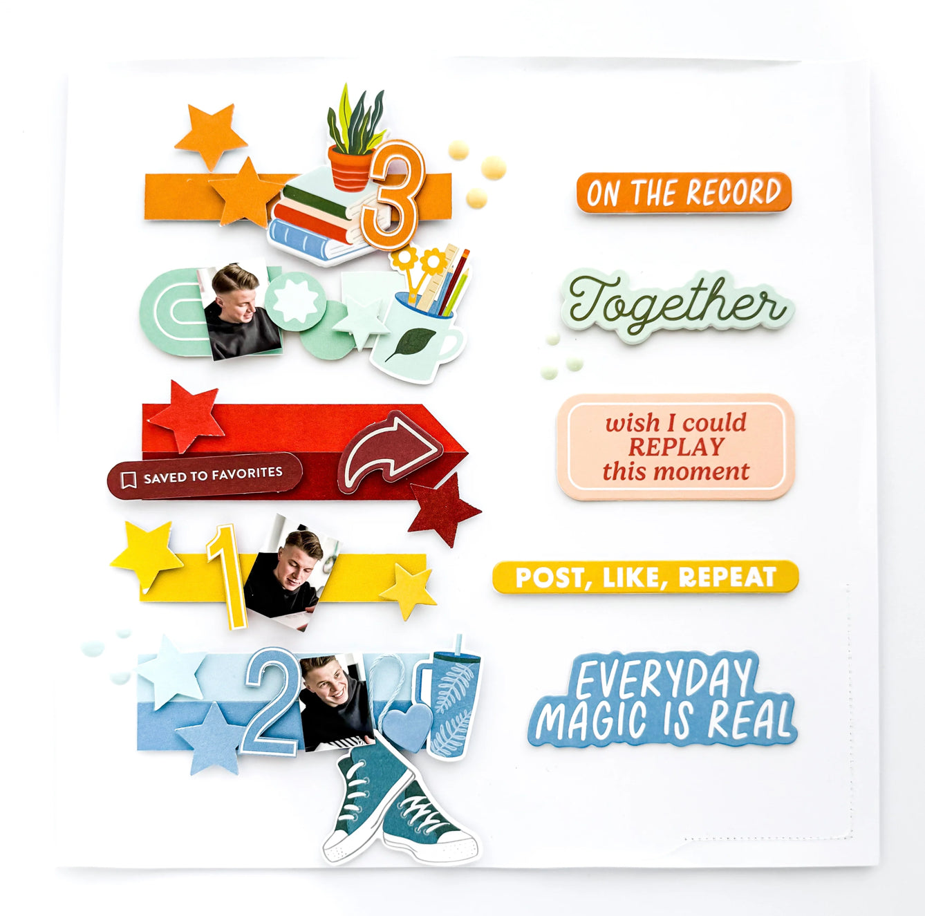 Pinkfresh Paige Evans LEGENDARY Puffy Stickers 18pc