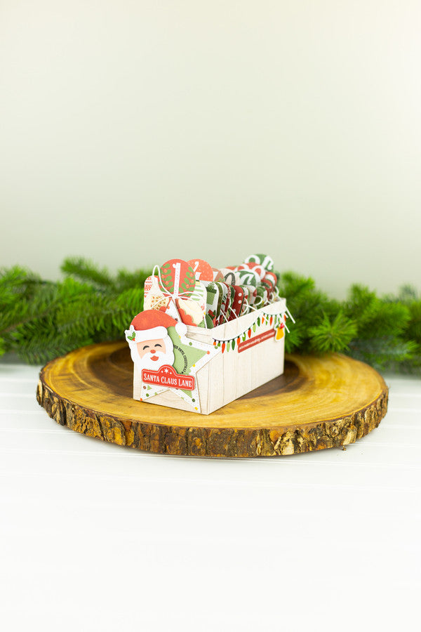 Echo Park SANTA CLAUSE LANE 12"X12" Element Stickers