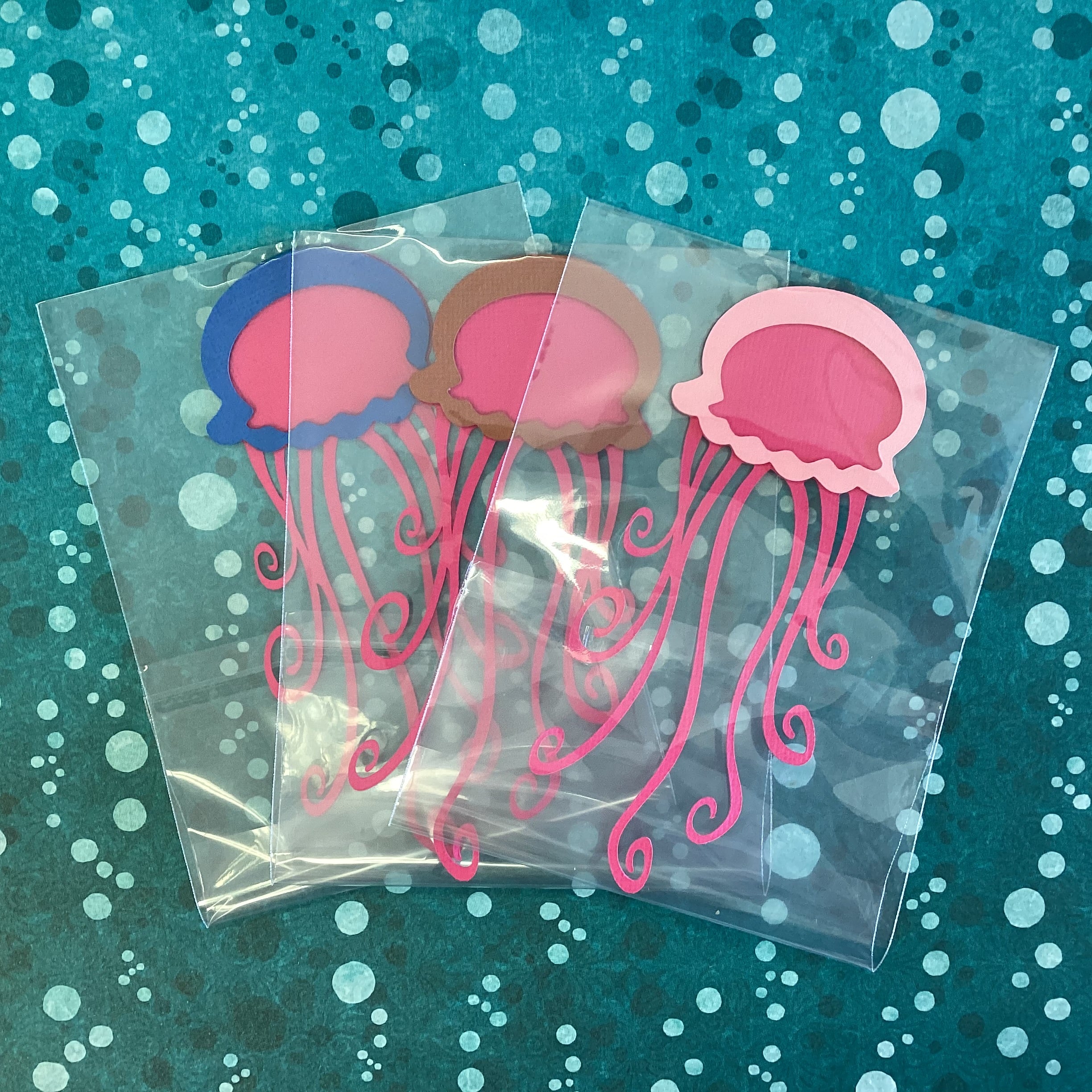 JELLYFISH Scrapbook Die Cut Embellishment