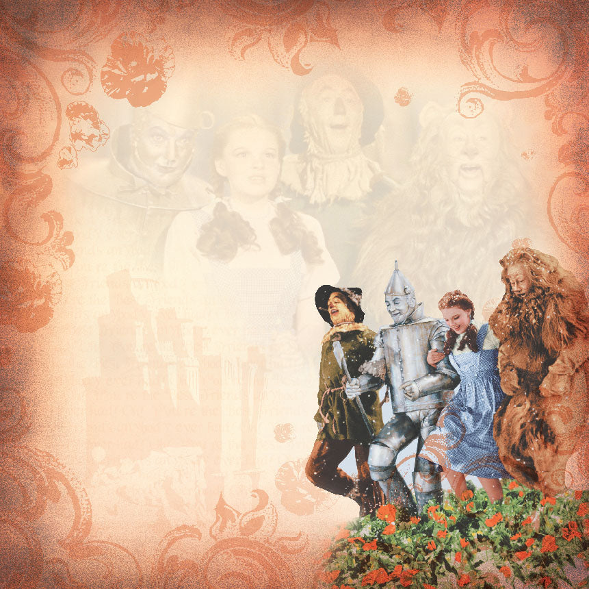 Paper House THE WIZARD OF OZ 12"X12" Scrapbook Paper Pack