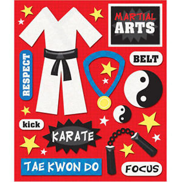 Scrapbook Customs KARATE 12"X12" Scrapbook Kit 13pc