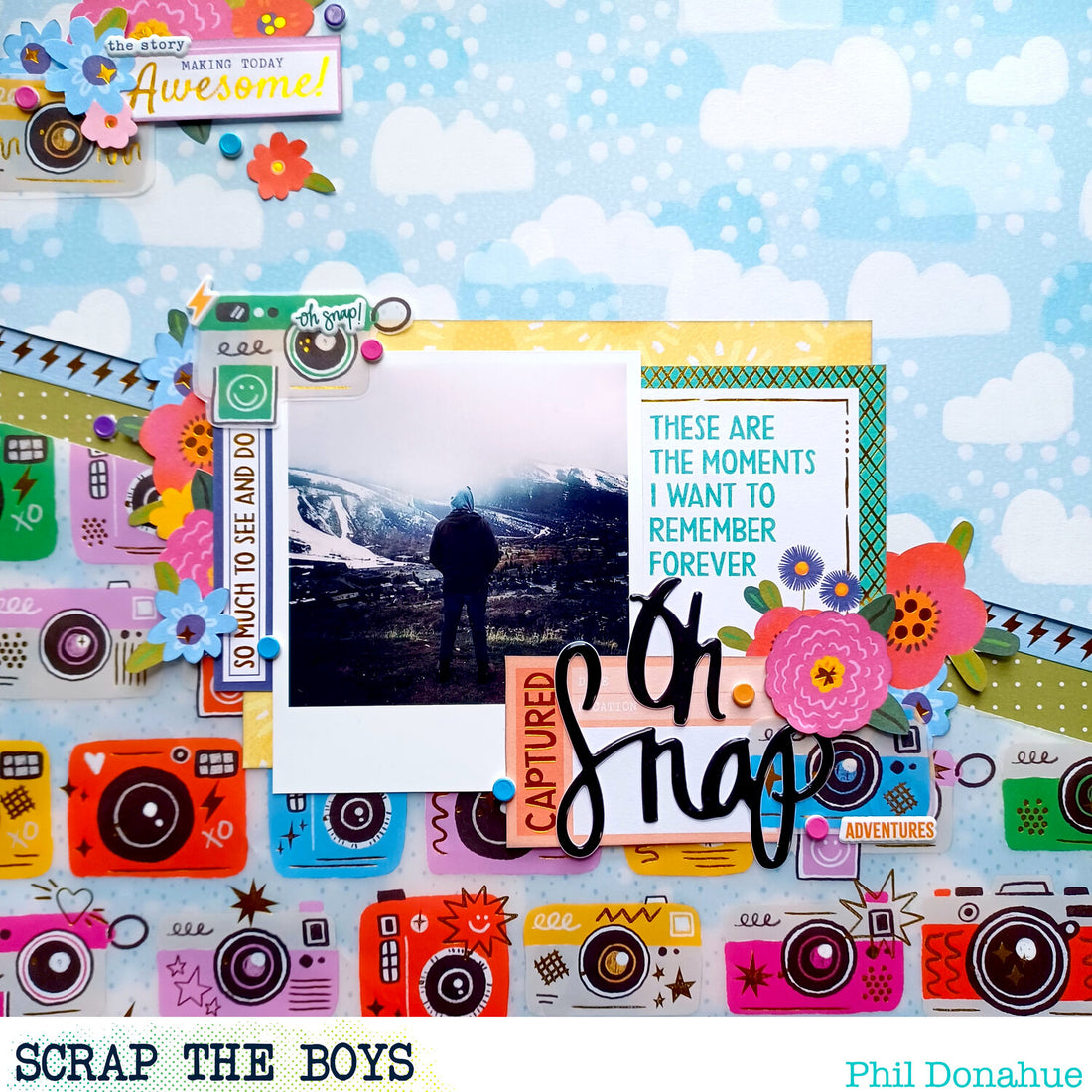 Shimelle Main Character Energy TUNE IN 12"X12" Paper