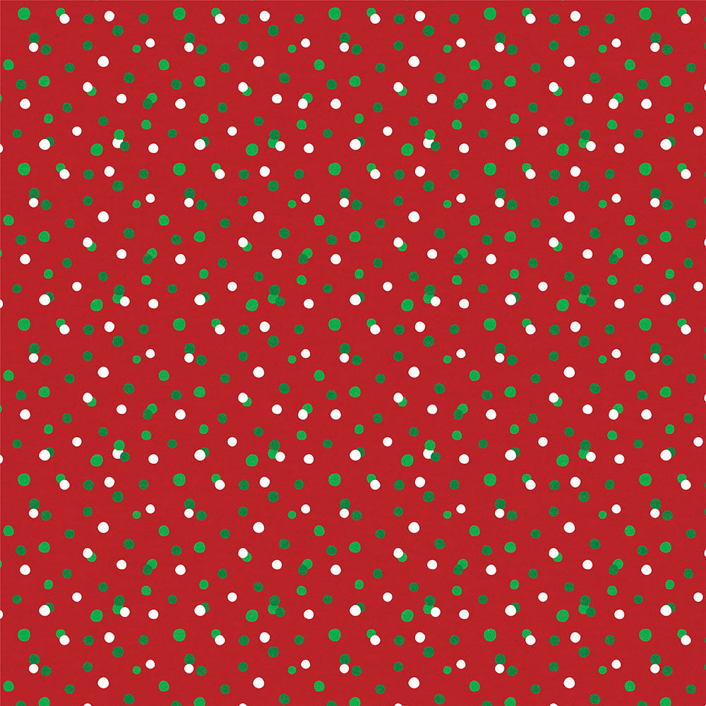 Photoplay Santa Please Stop Here ALL WRAPPED UP 12X12 Scrapbook Paper