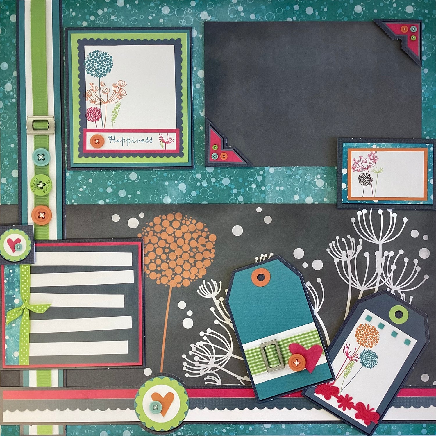 Storytellers Page Kit PURE BLISS (2) 12X12 Scrapbook Layouts