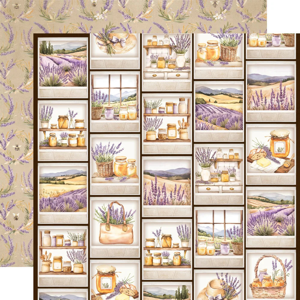 Simple Stories SIMPLE VINTAGE LAVENDER FIELDS 12"X12" Collection Kit