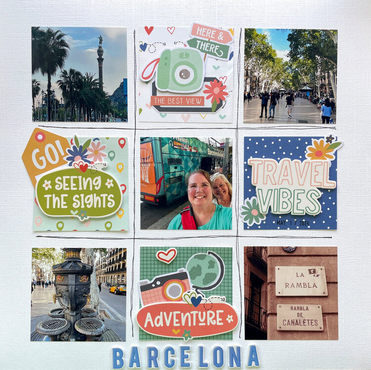 Simple Stories PACK YOUR BAGS Bits & Pieces 47pc