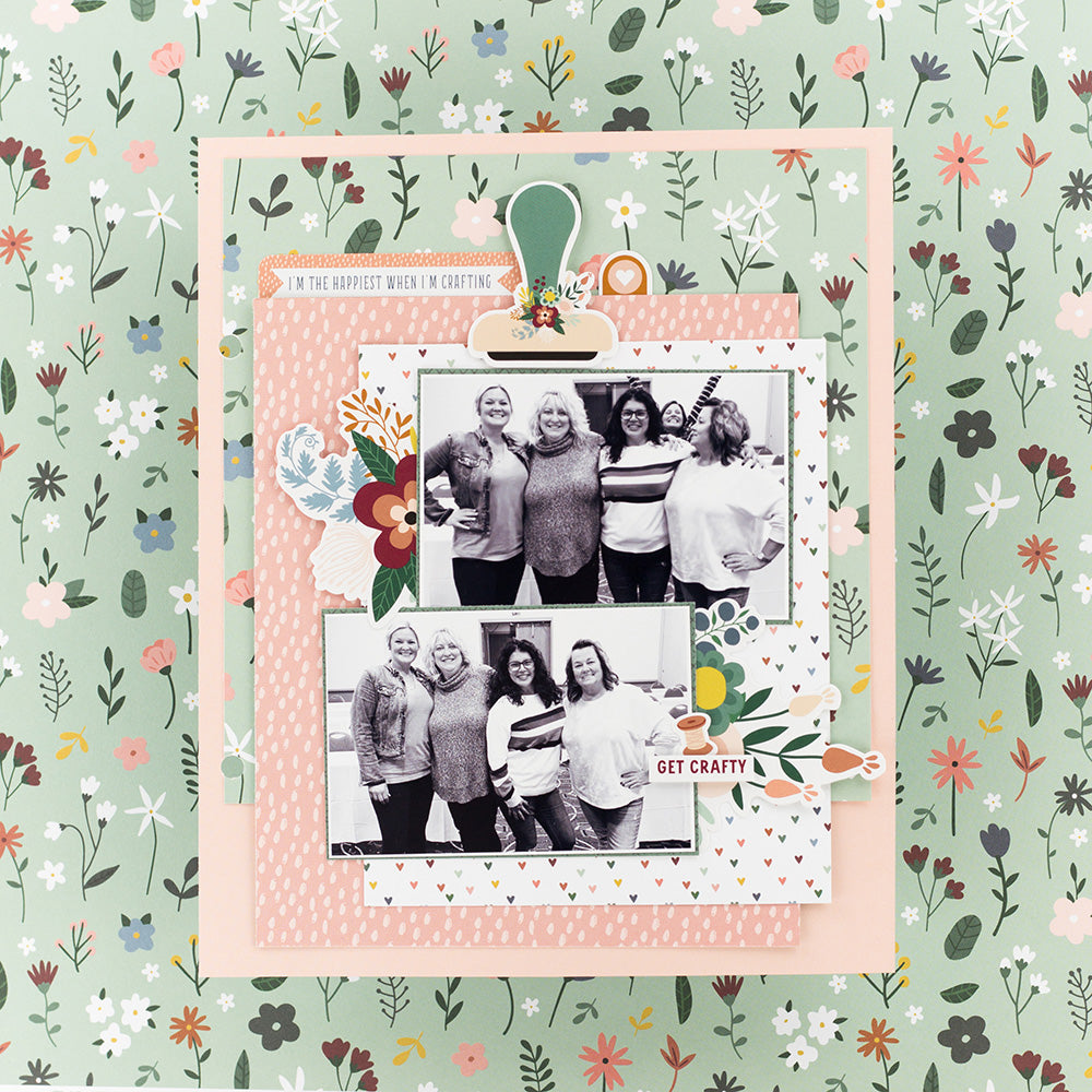 Echo Park LET’S CREATE 12"x12" Scrapbook Collection Kit