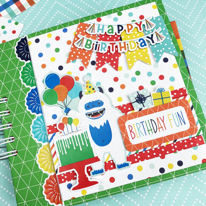 Echo Park It’s Your BIRTHDAY BOY WORDS 12"X12" Scrapbook Paper