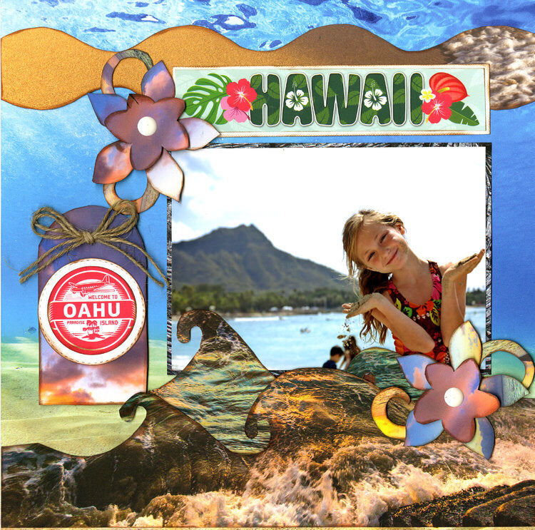 Reminisce HAWAII 12"X12" Scrapbook Kit 9pc