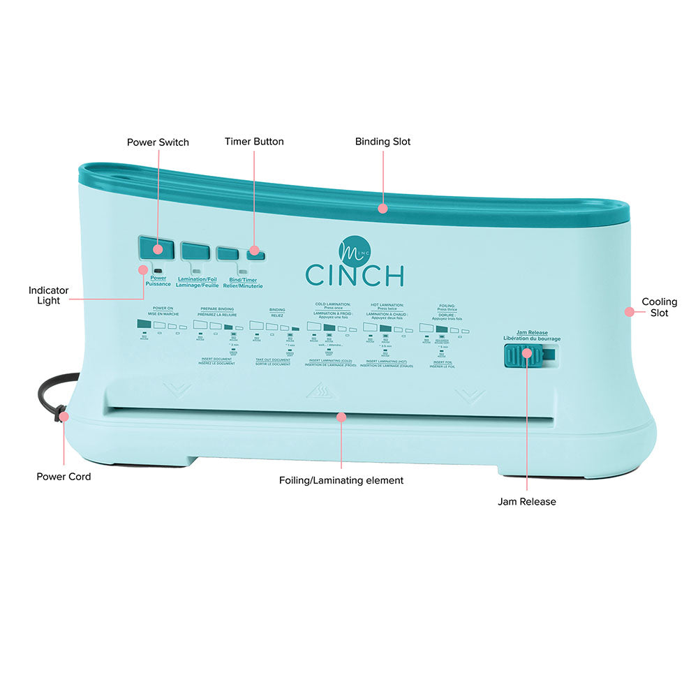 We R Makers MINC CINCH Foil & Thermal Book Binding Machine