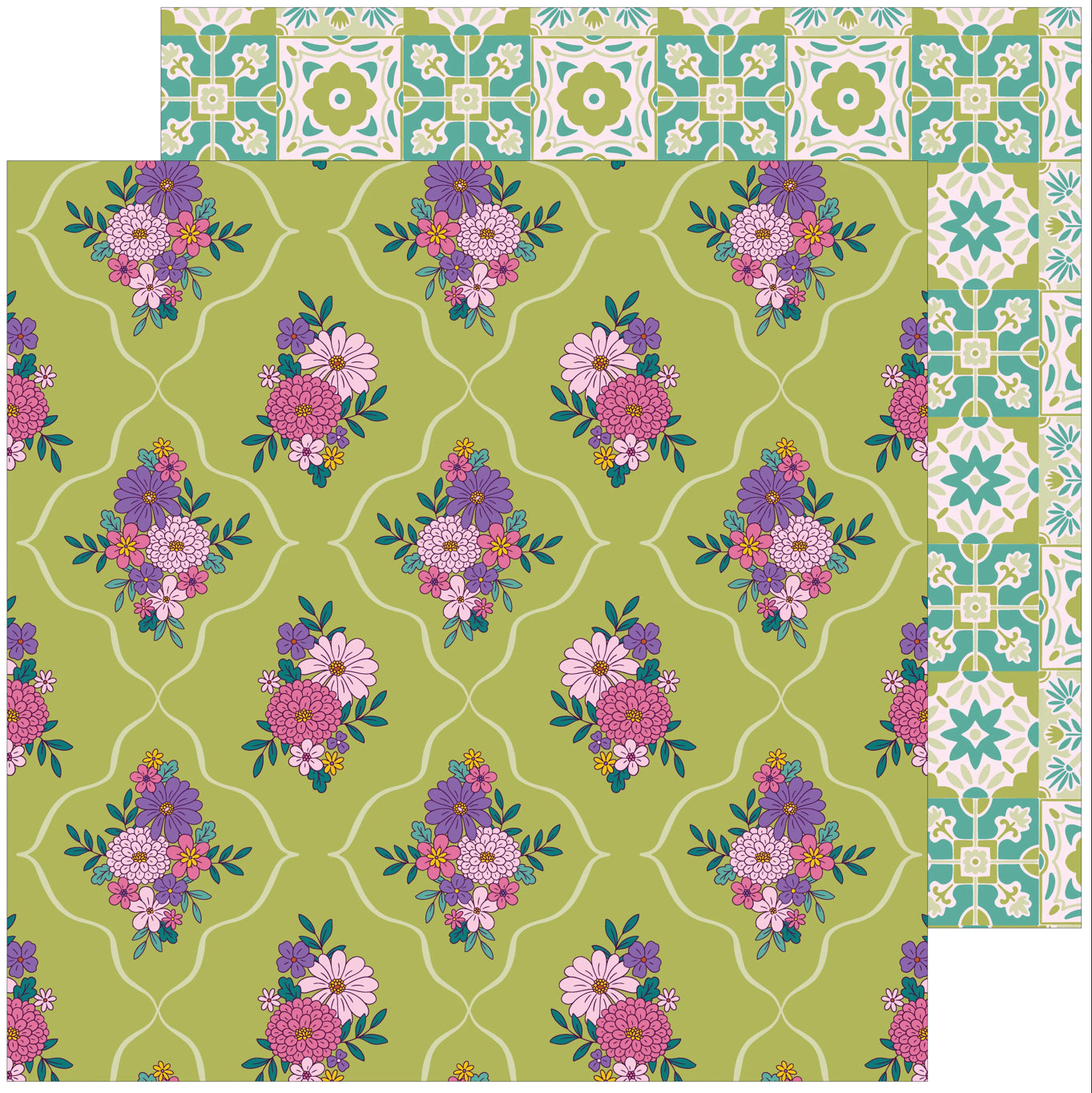 Pinkfresh Paige Evans LOVELY LANE 12”X12” Paper Pack