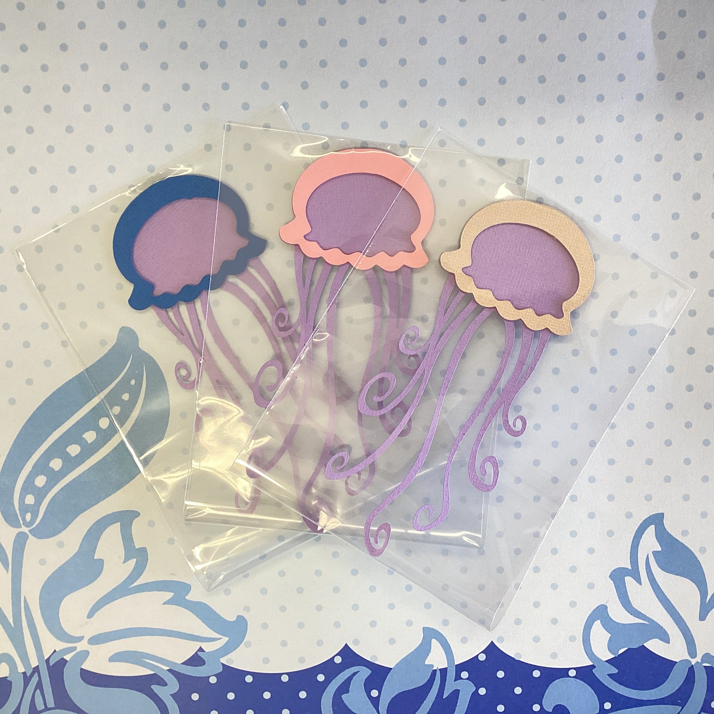 JELLYFISH Scrapbook Die Cut Embellishment