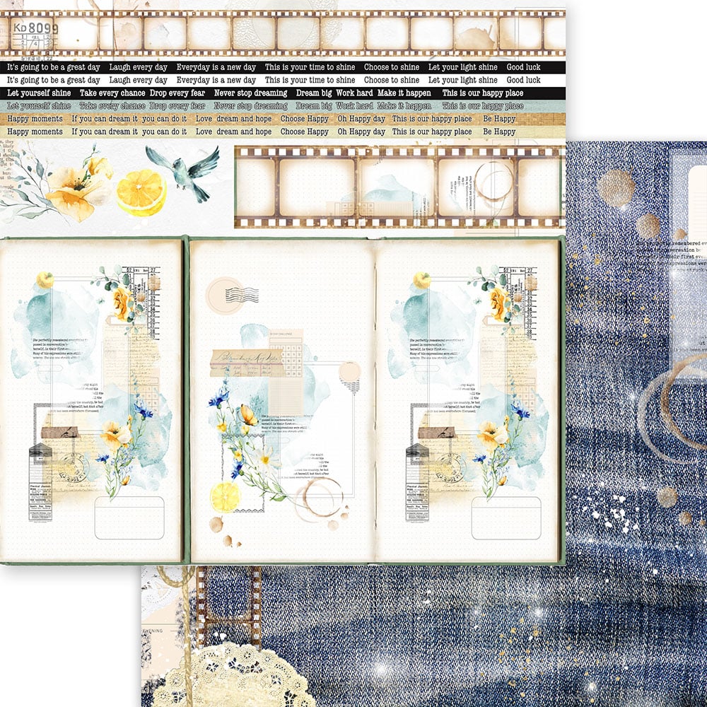 Asuka Studio GOOD LIFE SHINE 12”X12” Scrapbook Paper Pack 12pc