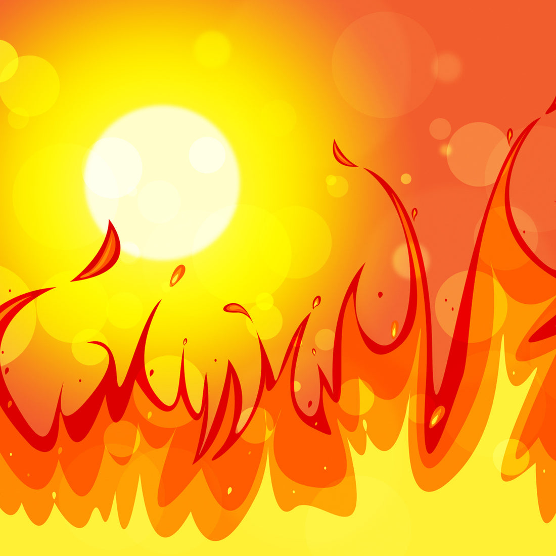 Scrapbooksrus FIRE AND SUN 12”X12” Scrapbook Paper