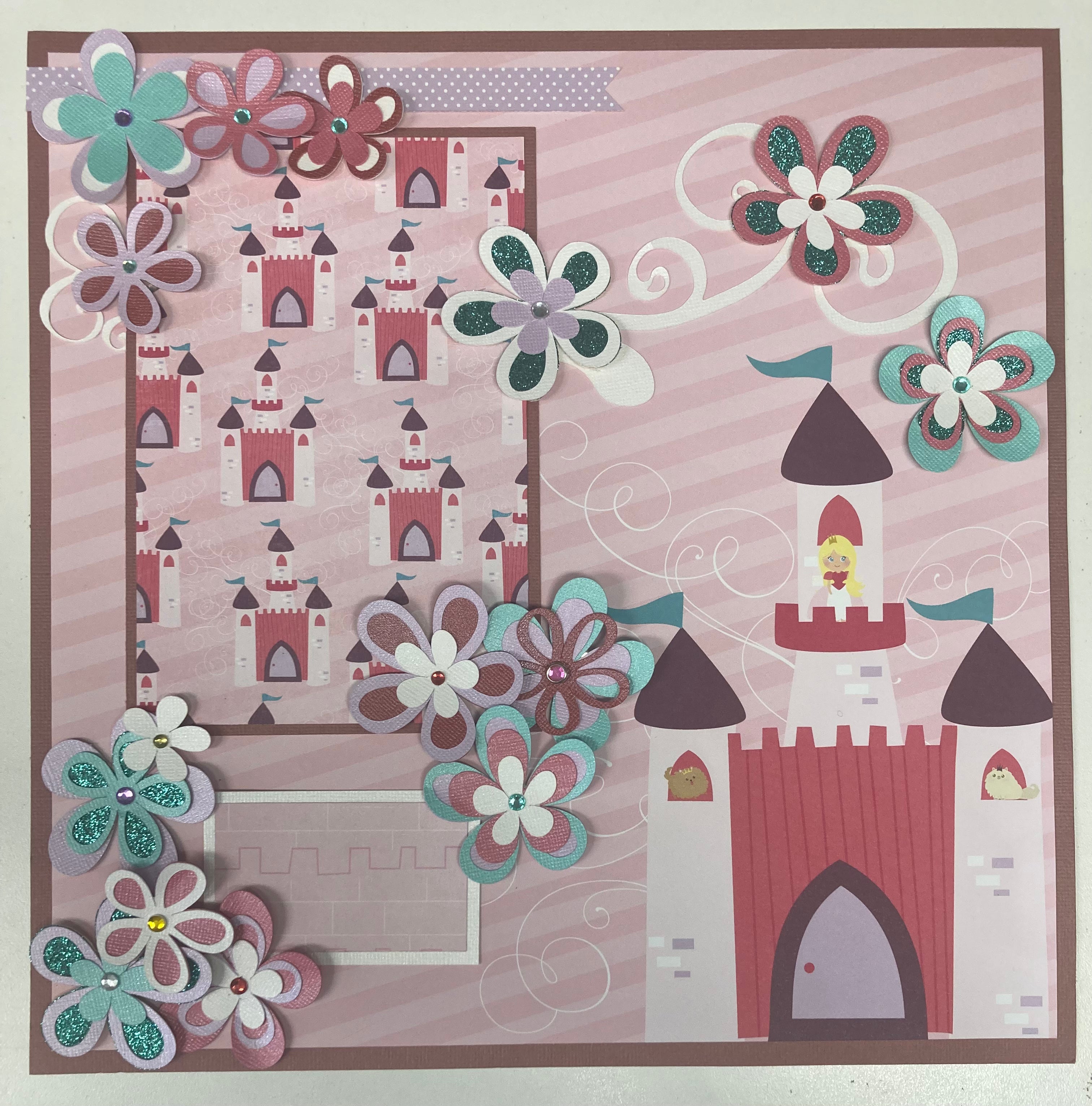 BAG OF FLOWERS Layered Scrapbook DieCuts