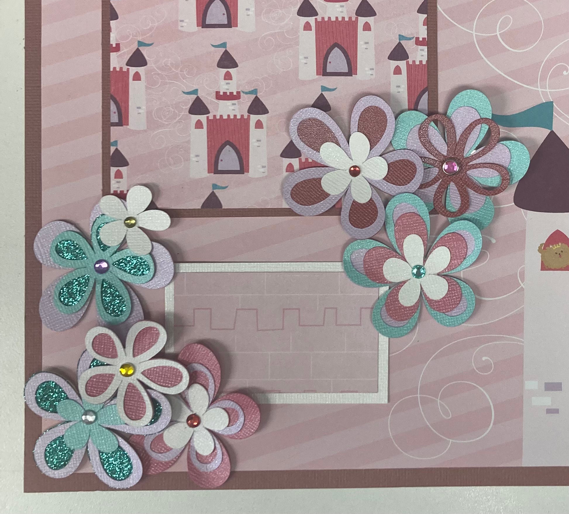 BAG OF FLOWERS Layered Scrapbook DieCuts