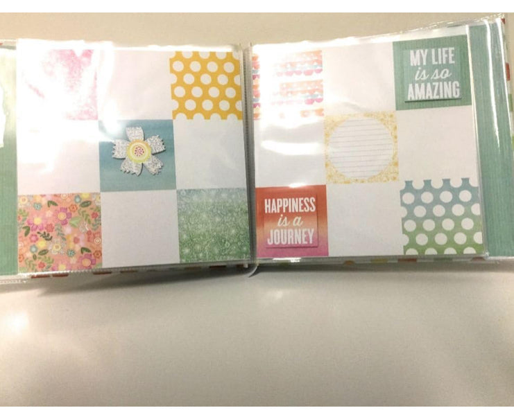 Me & My Big Ideas LOVE THIS LIFE Album in an Instant Kit 8”X8” Premade Scrapbook