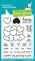 Lawn Fawn HOW YOU BEAN? CONVERSATION HEART ADD-ON Stamps & Die SET