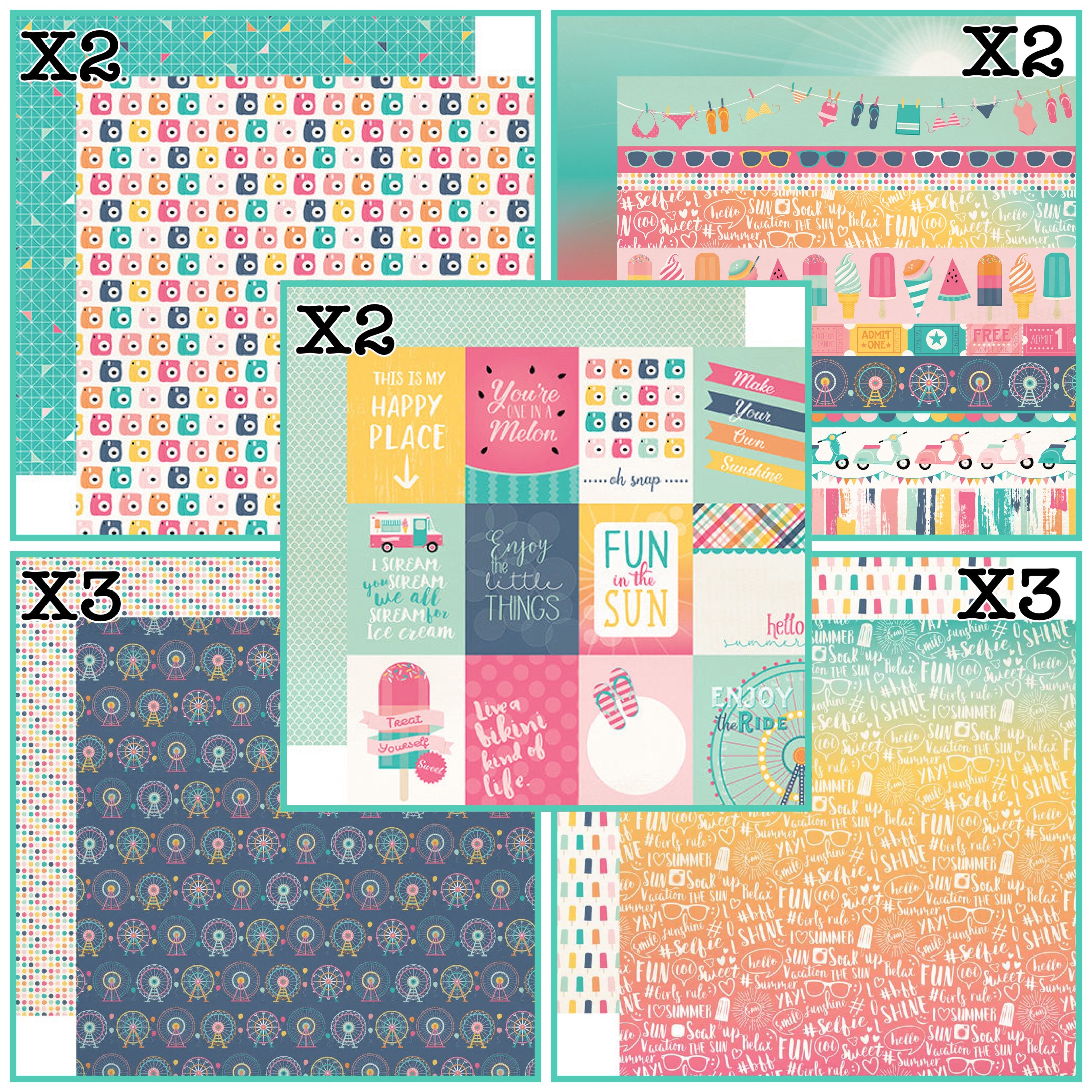 Echo Park SUMMER DREAMS Paper Pack