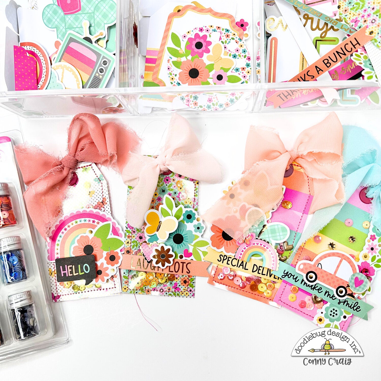 Doodlebug HELLO AGAIN 12X12 Paper Pack 13pc