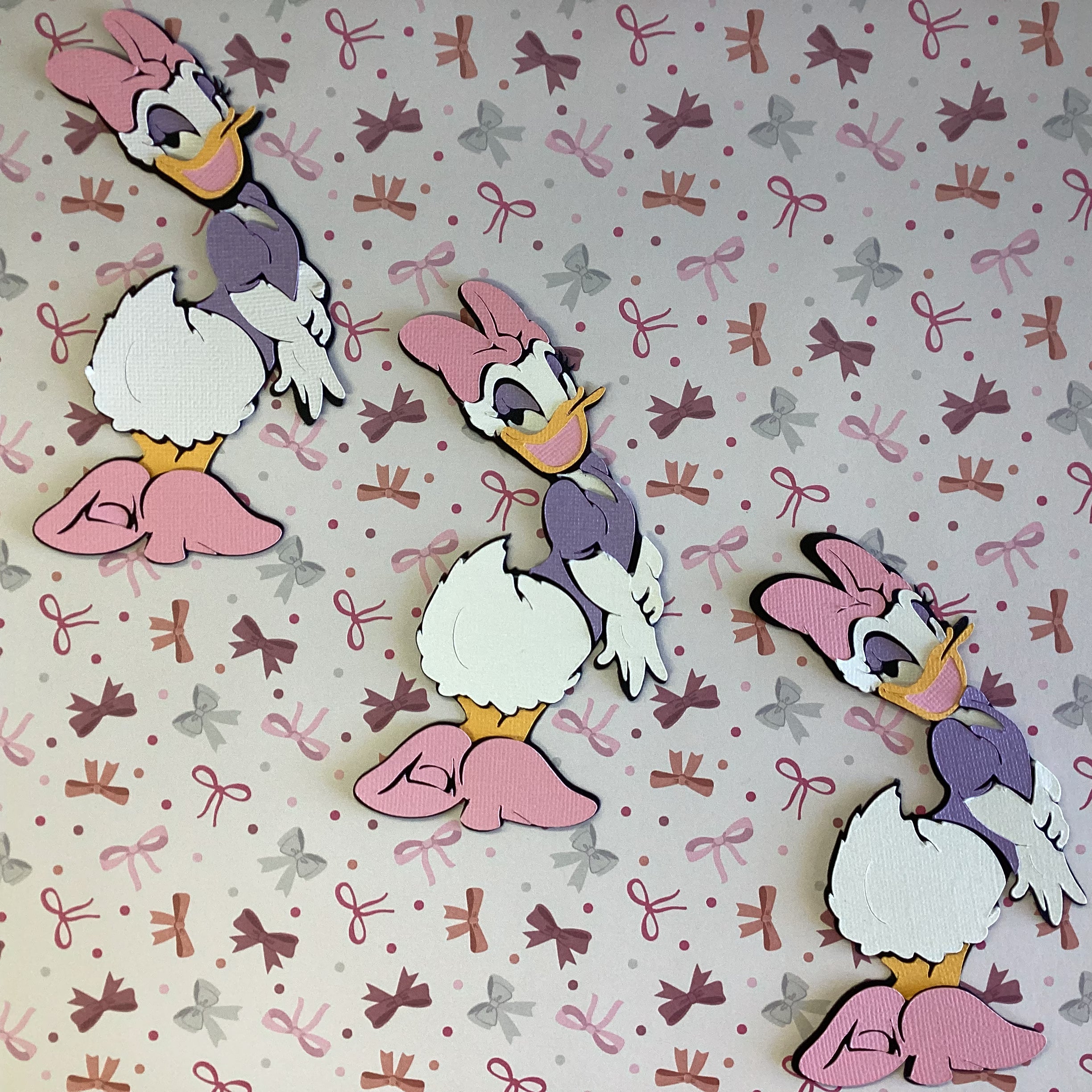 Scrapbooksrus Diecut Disney Diecuts Daisy 3D Layered Die Cut scrapbook embellishment