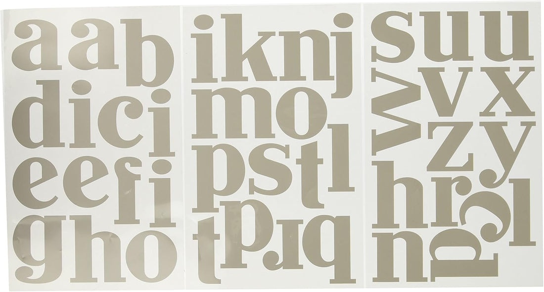 Dritz IRON-ON 3” LETTERS Soft Flex