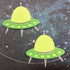 Scrapbooksrus Diecut Alien UFO SPACESHIP 3D Die Cut Scrapbook Embellishment